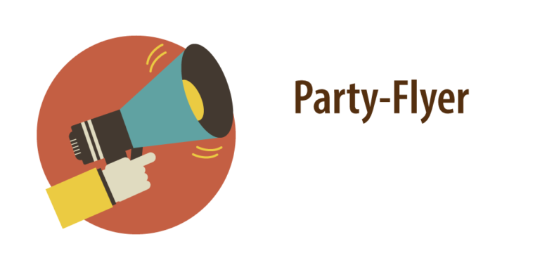 Banner für Partyflyer Vorlage
